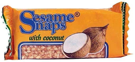 Sesame Snaps coconuts 4 X 30G - O Mercadin