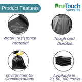 WHEELIE BIN BLACK LINERS HEAVY DUTY THICK BIN BAGS RUBBISH WASTE REFUSE SACKS