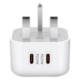 40W Dual USB C Type C PD Wall Charger Fast Quick Charging Power Adapters for Ipad 2 3 4 Iphone 11 12 13 14 15 Xiaomi Huawei