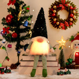 2025 LED Gnome Sequins Faceless Doll Night Light - Christmas Home Decor, Holiday Ornament Gift for Xmas and New Year