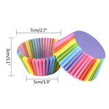 100Pcs Muffin Cupcake Paper Cups Cupcake Liner Baking Muffin Box Cup Case Party Tray Cake Decorating Tools Birthday Party Decor