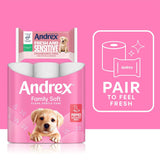 Andrex Toilet Rolls X45 Gentle Clean Fragrance-Free 2 Ply Toilet Paper