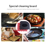 2Pcs Set Durable Grill Pan Scrapers Cookware Cleaning Oil Dirt Scraper Barbecue Bbq Accessories Cleaner Kitchen Tools Cocina