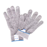 Anti Cut Proof Gloves Hot Sale GMG Grey Black HPPE EN388 ANSI anti Cut Level 5 Safety Work Gloves Cut Resistant Gloves