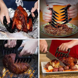 BBQ Accessories Meat Shredder Strong Pulled Pork Puller BBQ Fork Bear Claw Fruit Vegetable Slicer Cutters Cooking Tools