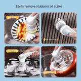 Electric Multifunctional Plastic Cleansing Brush Household Kitchen