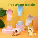 Pet Dog Water Bottle Feeder Bowl Portable Water Food Bottle Pets Outdoor Travel Drinking Dog Bowls Water Bowl for Dogs