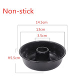 Pudding Mousse Cake Mold Donut Pan Anodized Aluminum Alloy Mould Kitchen Bakery Baking Decoration Tin Ring Tools Baking Mold