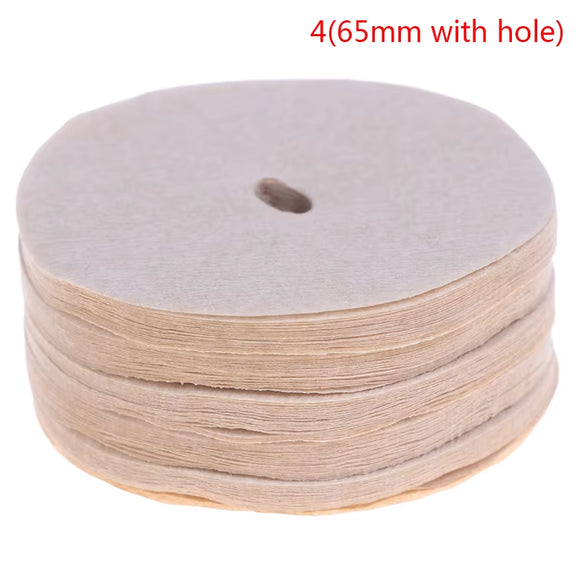 100Pcs/Lot Eco-Friendly Unbleached Original Wooden Hand Drip Paper Coffee Brewer Coffee Filter Bag Coffee Maker Accessories