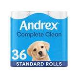 Andrex Toilet Rolls 36, 72 or 108 Classic Clean Fragrancefree 2 Ply Toilet Paper