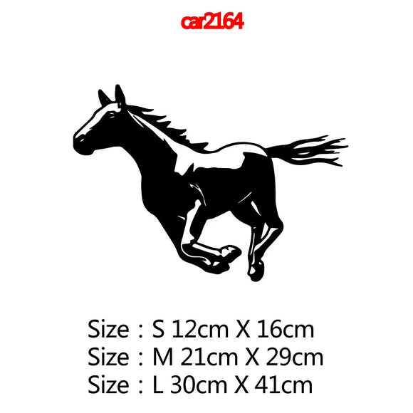 Cool Horse Car Stickers for Cars Window Decor Vinyl Decal Waterproof Horse Auto Sticker Decoration Accessories