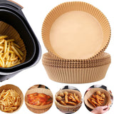 Air Fryer Paper Food Disposable Paper Liner Airfryer Kitchen Cookers Oil-Proof Barbecue Plate Steamer Fryer Baking Accessories