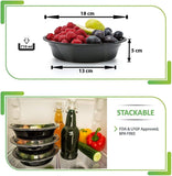 [30-Pack] Meal Prep Containers Reusable - Batch Cooking Plastic Food Containers with Lids - Microwavable Freezer Dishwasher Safe - Takeaway Lunch Box