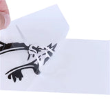 Animal Horse Head Car Accessories Vinyl Car Sticker Black/Silvercar Accessories