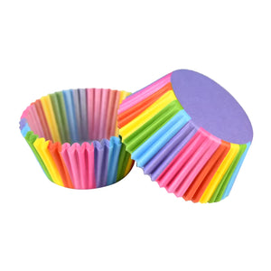 100Pcs Muffin Cupcake Paper Cups Cupcake Liner Baking Muffin Box Cup Case Party Tray Cake Decorating Tools Birthday Party Decor