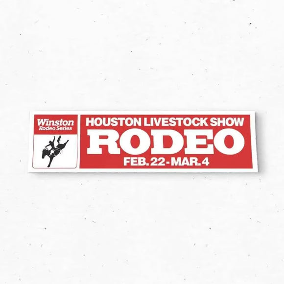 Houston Rodeo 1980S Bumper Sticker - TEXAS Cowboy Country - Vinyl Decal 80S 90S - Bumper Stickers - Car Stickers