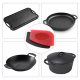 2Pcs Set Durable Grill Pan Scrapers Cookware Cleaning Oil Dirt Scraper Barbecue Bbq Accessories Cleaner Kitchen Tools Cocina