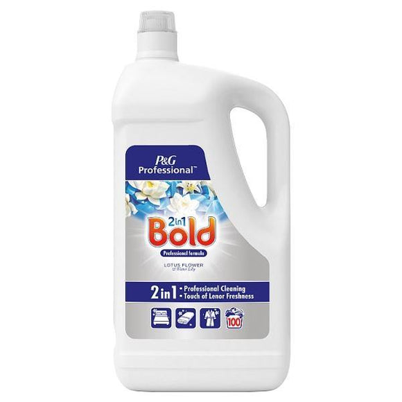 Bold Professional Liquid Detergent Lotus Flower & Water Lily 100 Washes 5L - O Mercadin