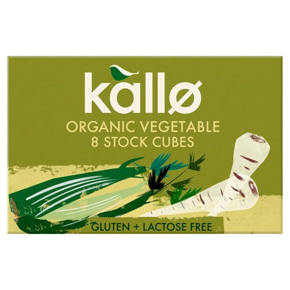 Kallo Organic Vegetable Stock Cubes 8 x 11g