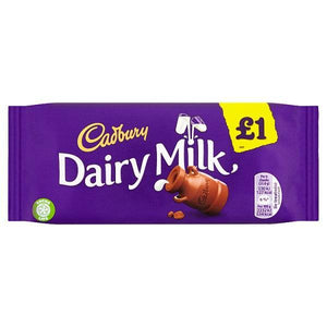 Cadbury Dairy Milk £1 Chocolate Bar 95g - O Mercadin