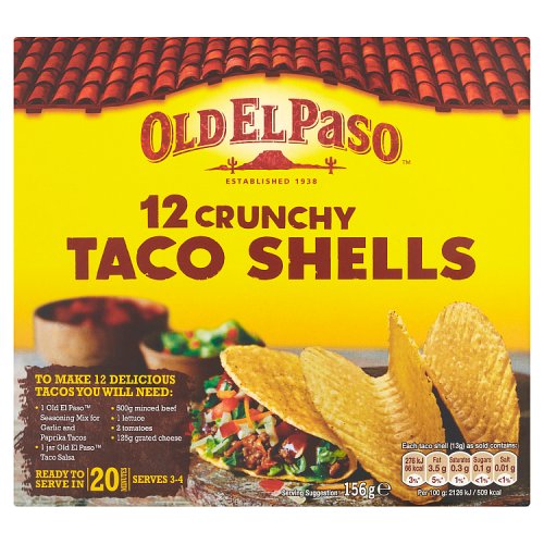 Old El Paso Mexican 12 Crunchy Taco Shells