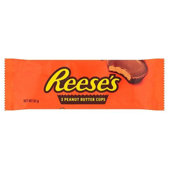 Reese's Peanut Butter Cups 3 Pack 51g - O Mercadin