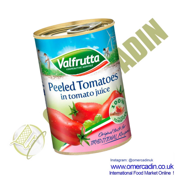 Valfrutta Italian Peeled Plum Tomatoes  400g