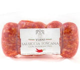 Salsiccia Toscana con peperoncino / Linguiça Toscana com chilli 300gr  VIANI